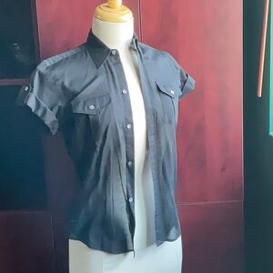 Women’s Ralph Lauren Sport Cargo Shirt / Black / 2